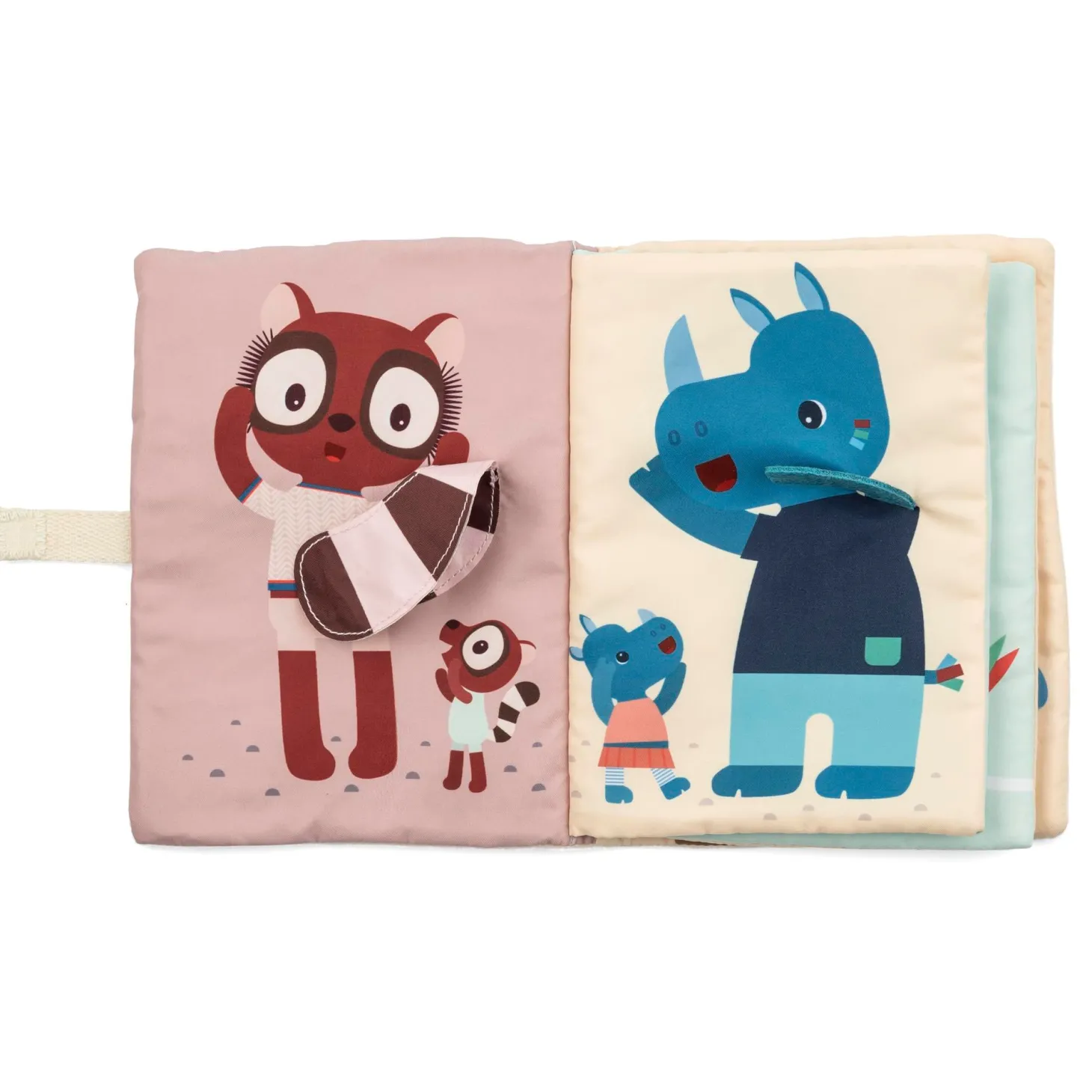 Lilliputiens Livre Cache-Cache Jack Multicolore