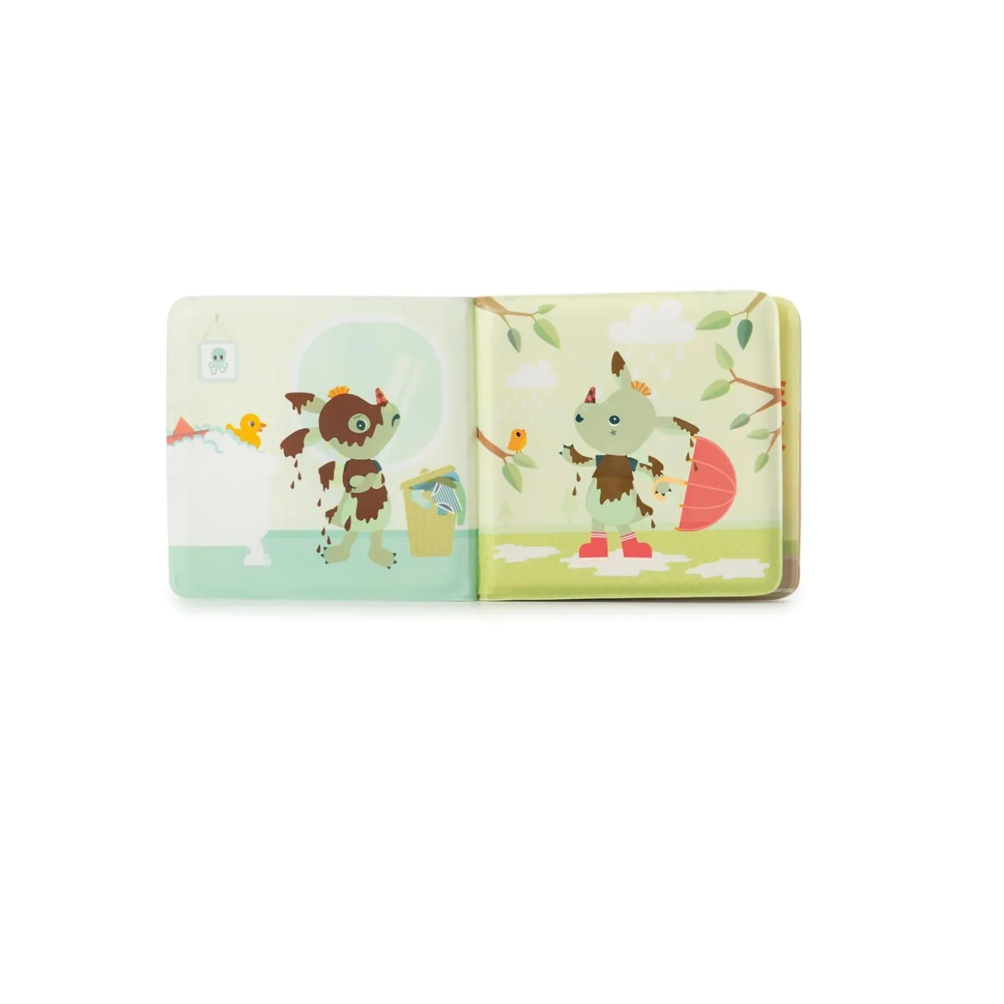 Lilliputiens Livre de bain magique Joe wash wash