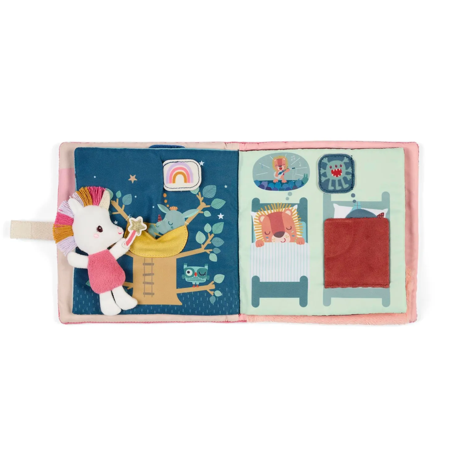 Lilliputiens Livre Lena Chasse Cauchemars Rose