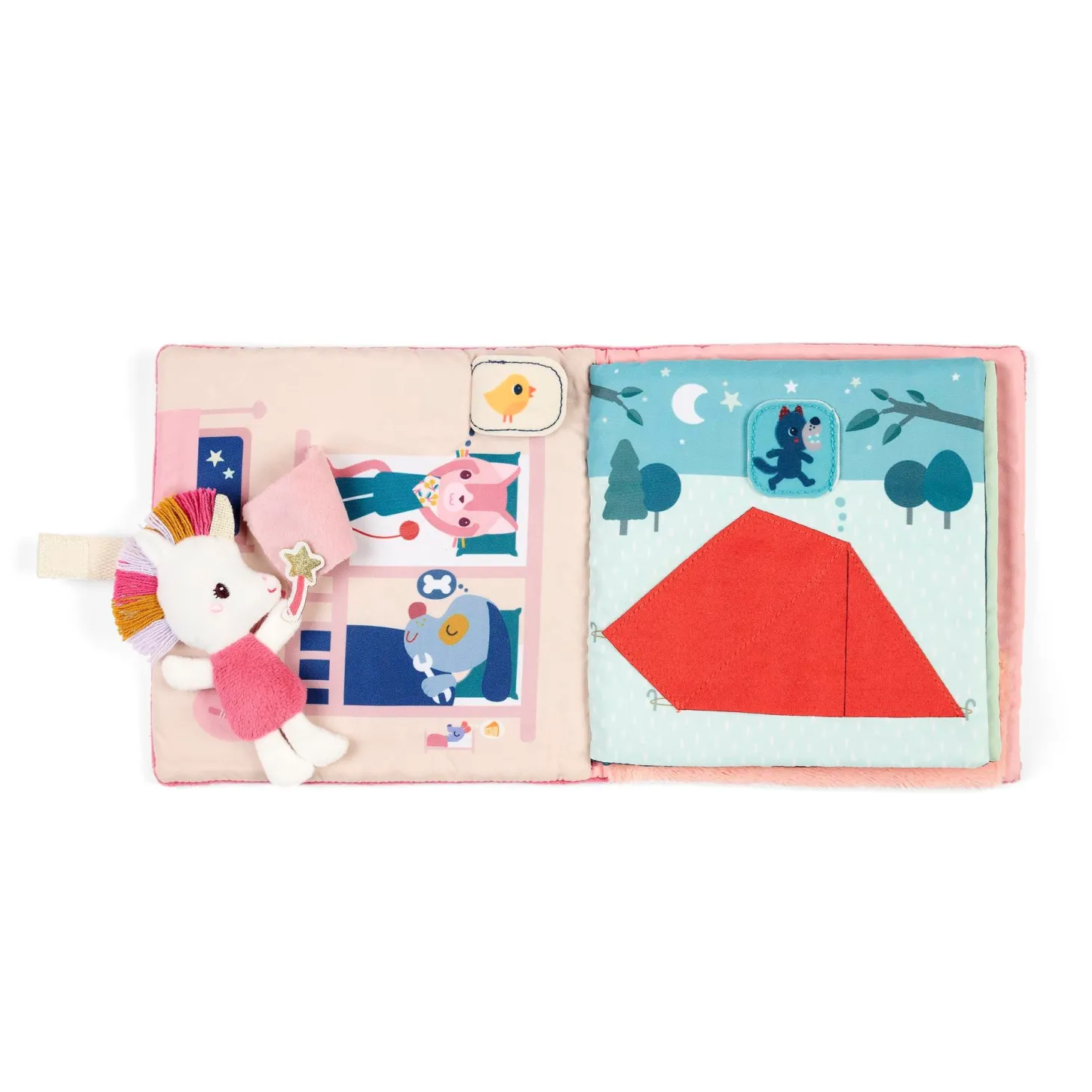Lilliputiens Livre Lena Chasse Cauchemars Rose