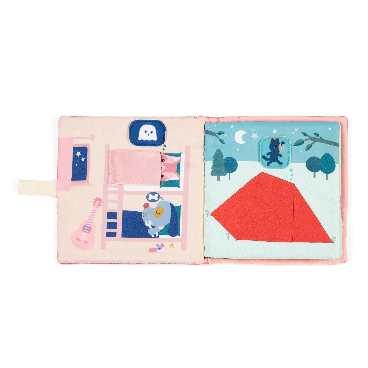 Lilliputiens Livre Lena Chasse Cauchemars Rose