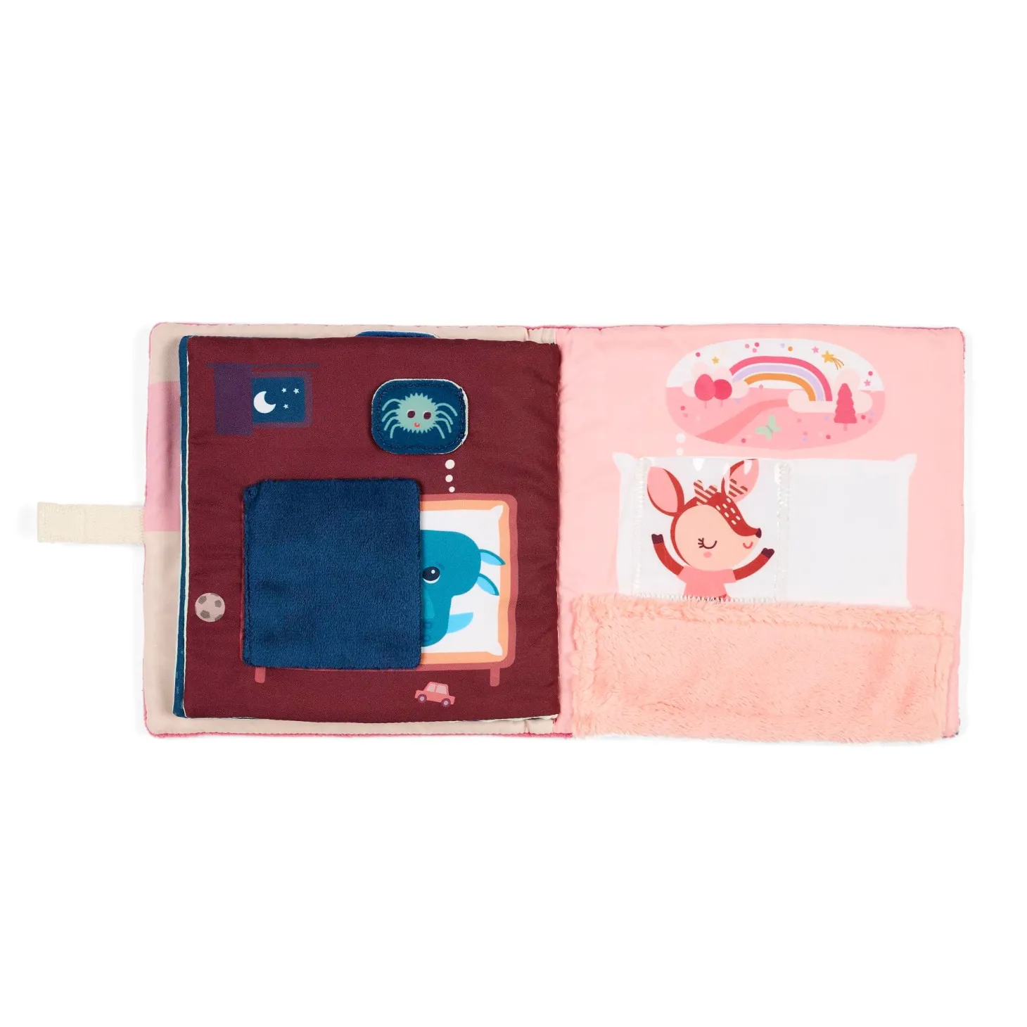 Lilliputiens Livre Lena Chasse Cauchemars Rose