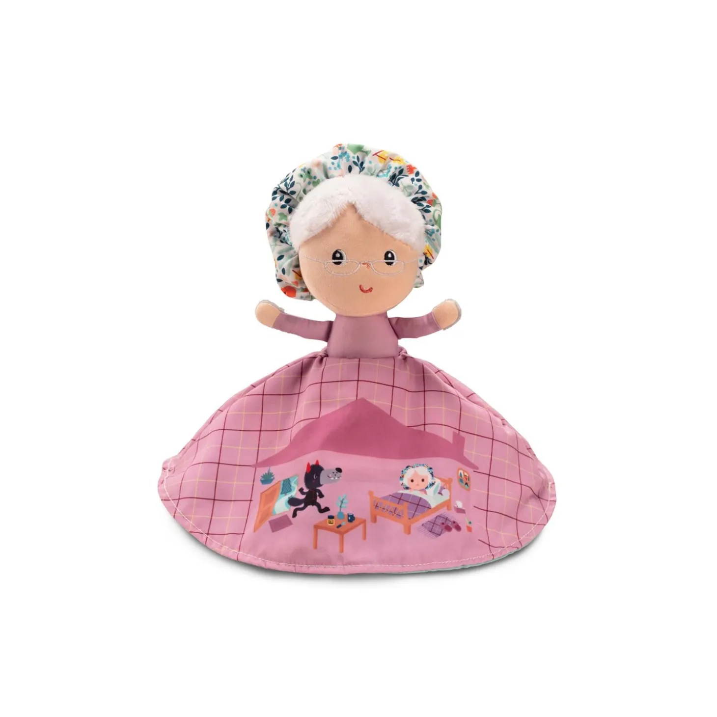Lilliputiens Marionnette réversible Chaperon rouge