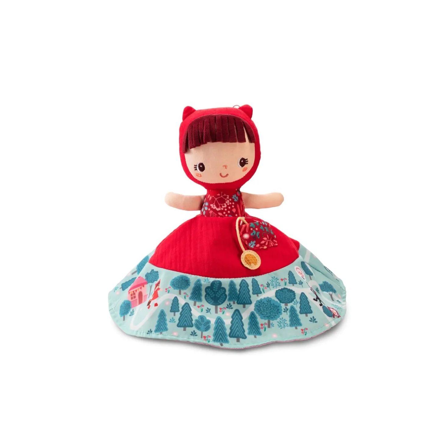 Lilliputiens Marionnette réversible Chaperon rouge