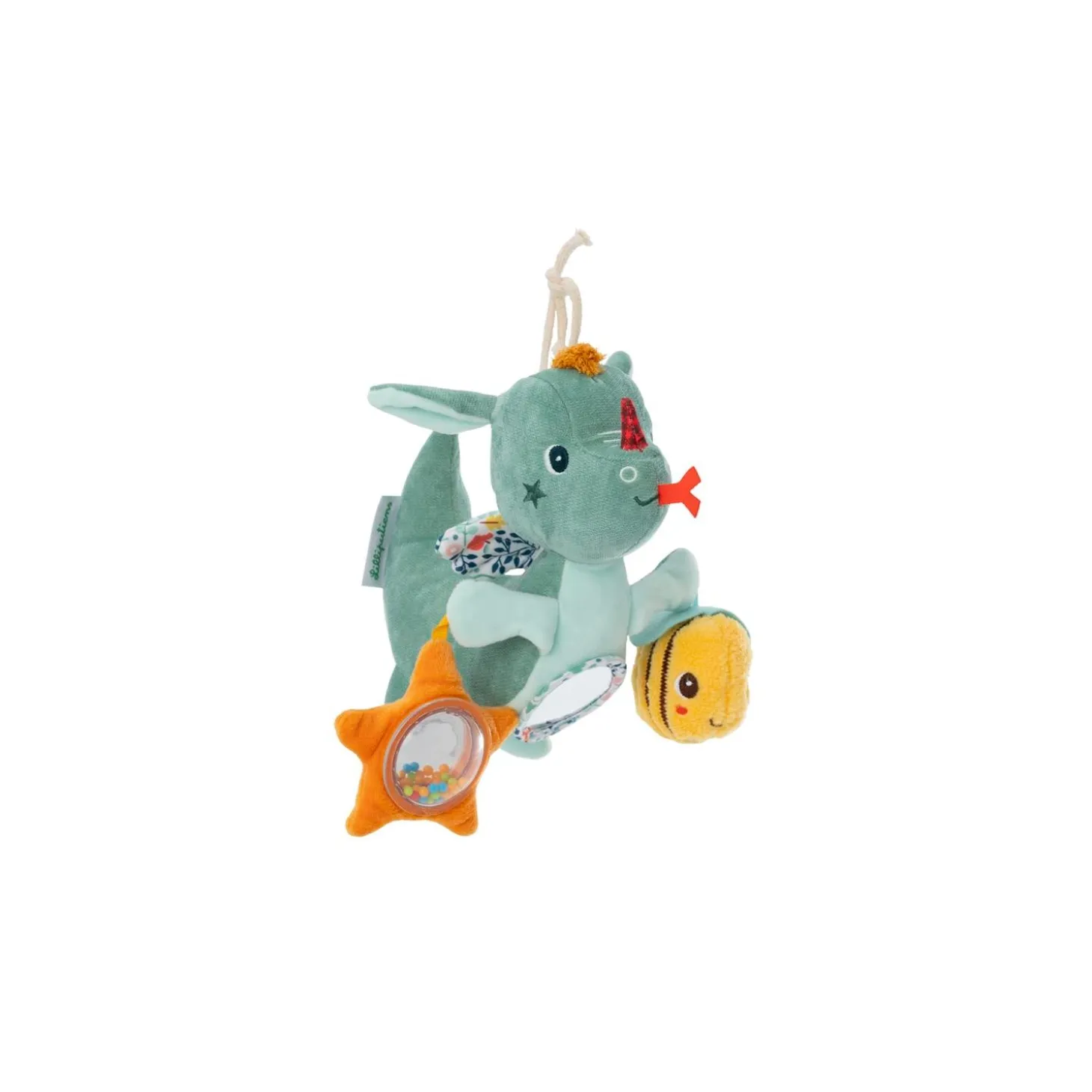 Lilliputiens Peluche Acti-nomade Joe Vert