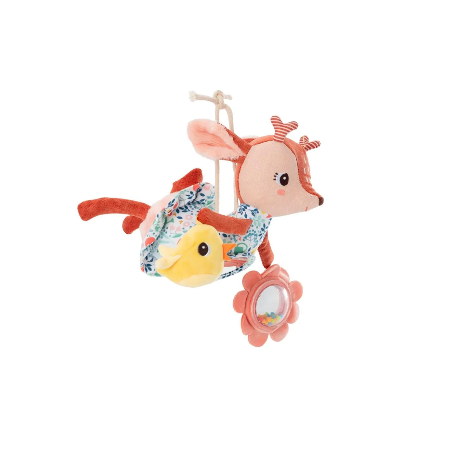 Lilliputiens Peluche Acti-nomade Stella Marron