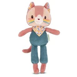 Lilliputiens                    Peluche Caline Jeanne    Rose/ Bleu