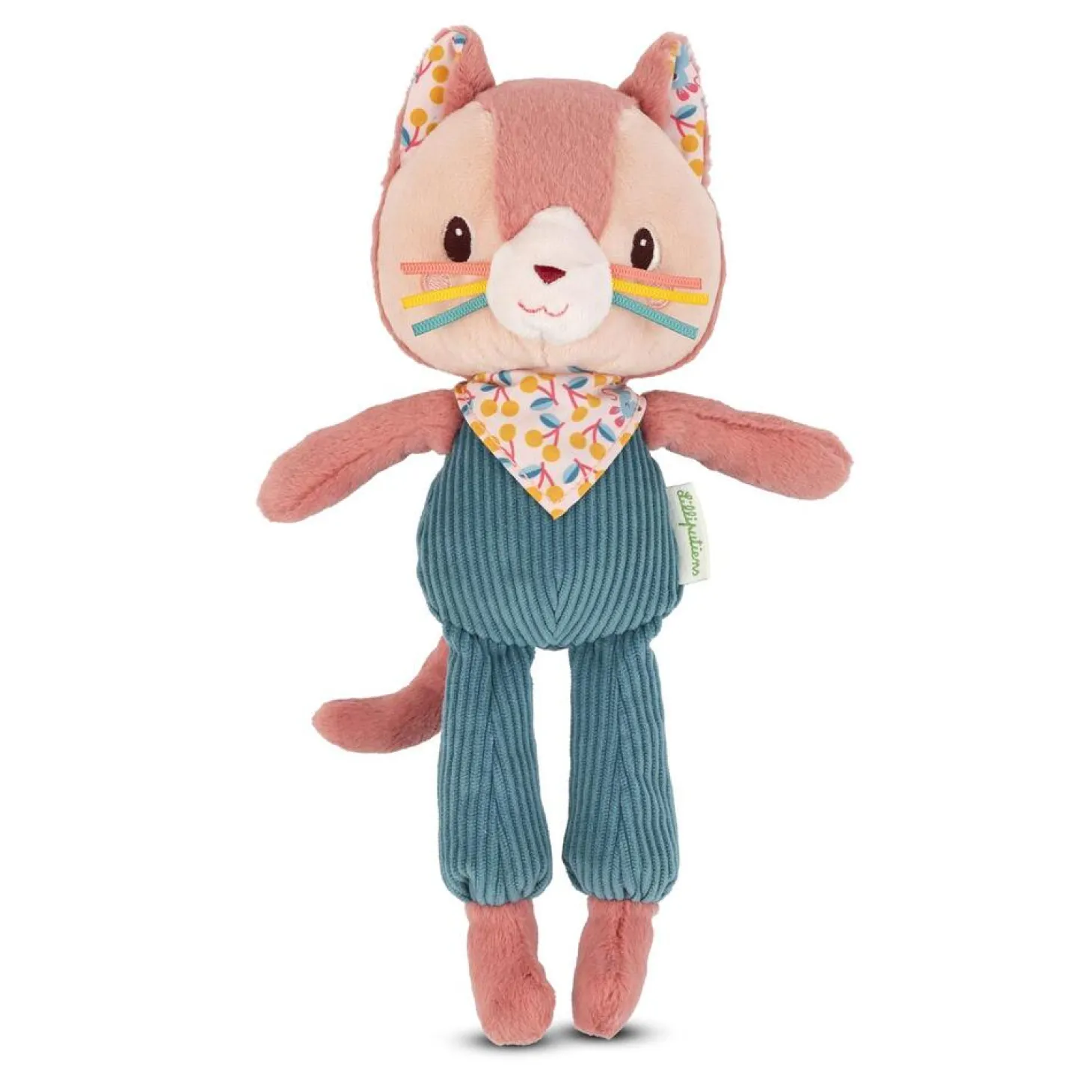 Lilliputiens Peluche Caline Jeanne Rose/ Bleu