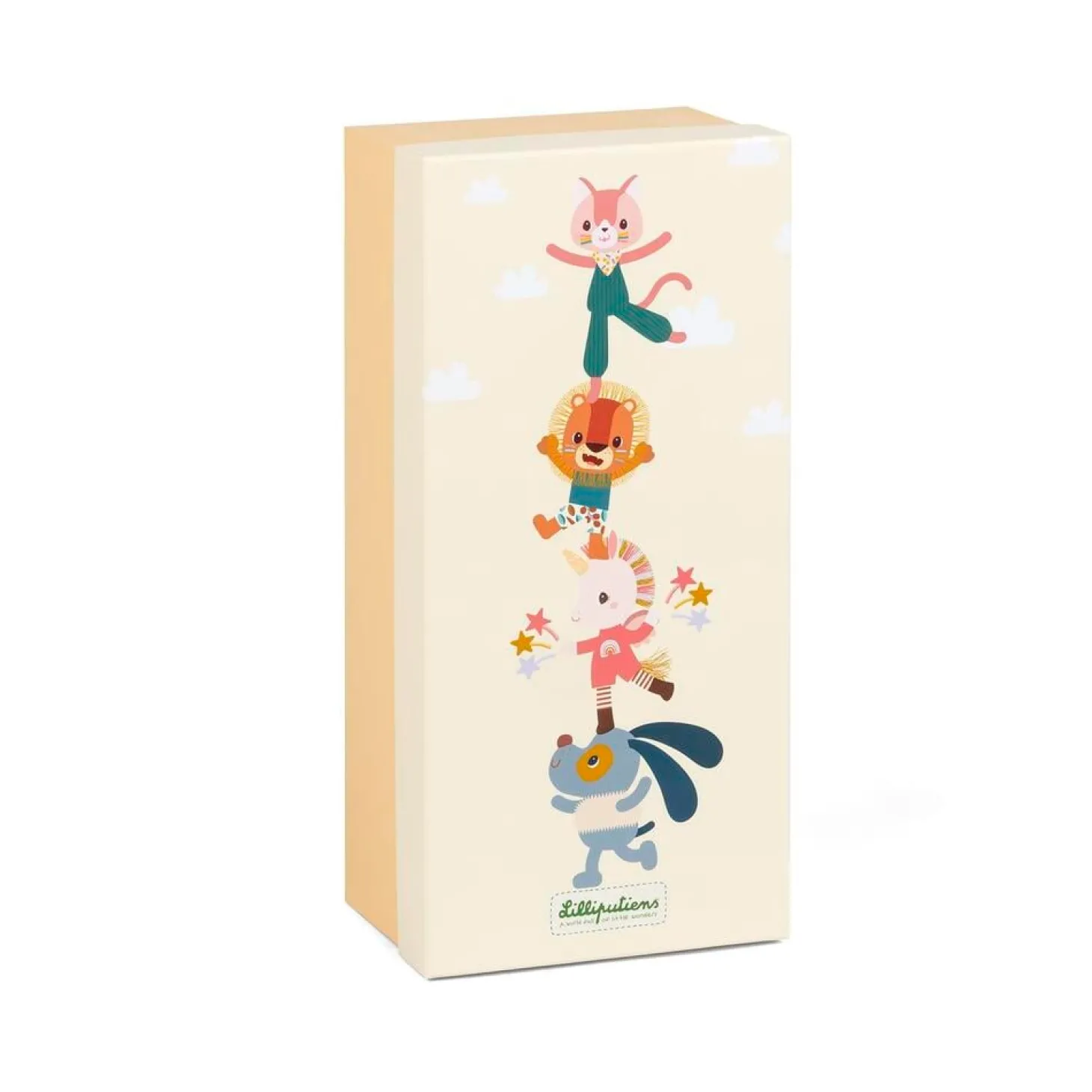 Lilliputiens Peluche Caline Jeanne Rose/ Bleu