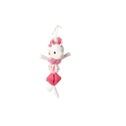 Lilliputiens                    Peluche d'activité lena mini dansant    Blanc/Rose