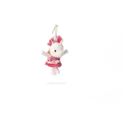 Lilliputiens                    Peluche d'activité lena mini dansant    Blanc/Rose