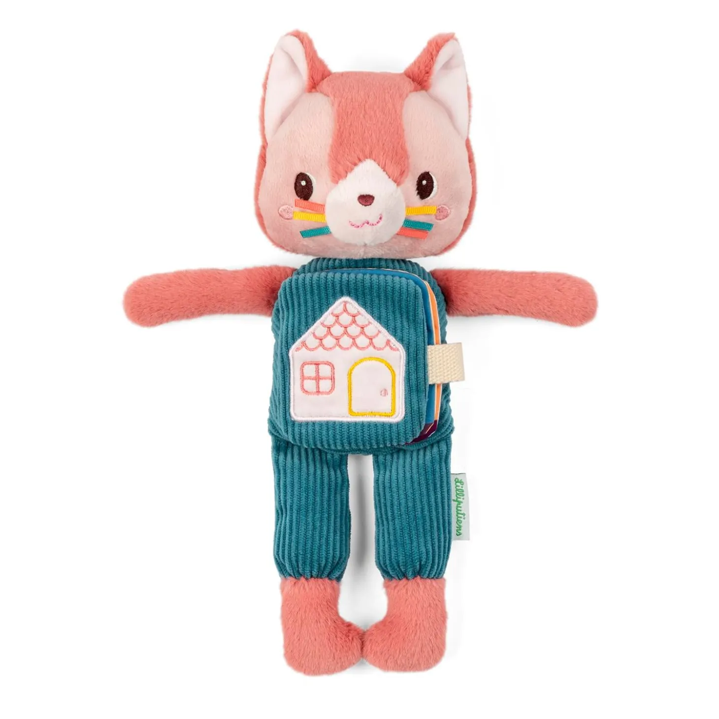 Lilliputiens Peluche à histoire Jeanne Rose 06 mois