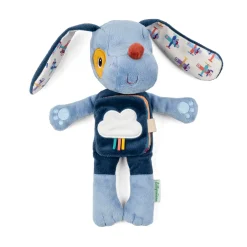 Lilliputiens Peluche à histoire Jules Bleu 06 mois