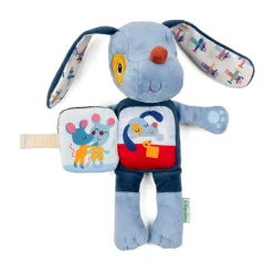 Lilliputiens Peluche à histoire Jules Bleu 06 mois