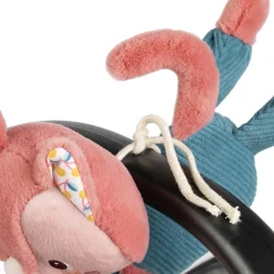Lilliputiens Peluche Jeanne Acti-Nomade Rose 03 mois