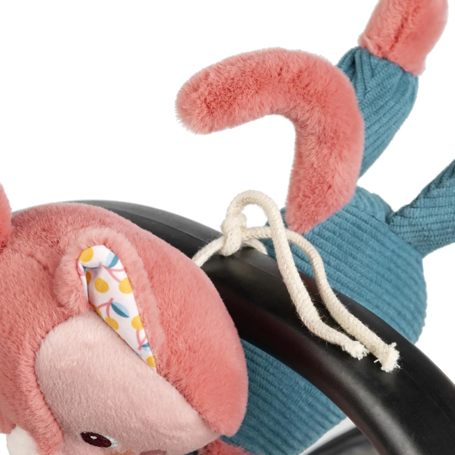 Lilliputiens Peluche Jeanne Acti-Nomade Rose 03 mois