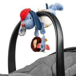 Lilliputiens                    Peluche Jules Acti-Nomade    Bleu            03 mois