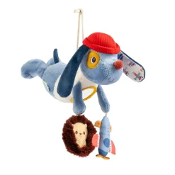Lilliputiens                    Peluche Jules Acti-Nomade    Bleu            03 mois