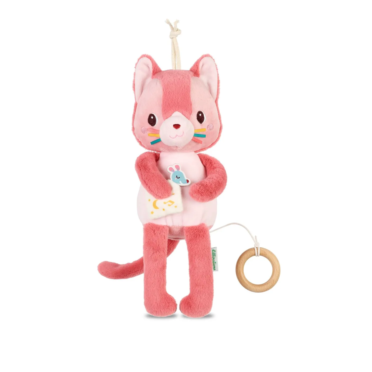 Lilliputiens Peluche Musicale Phosphorescente Jeanne Rose