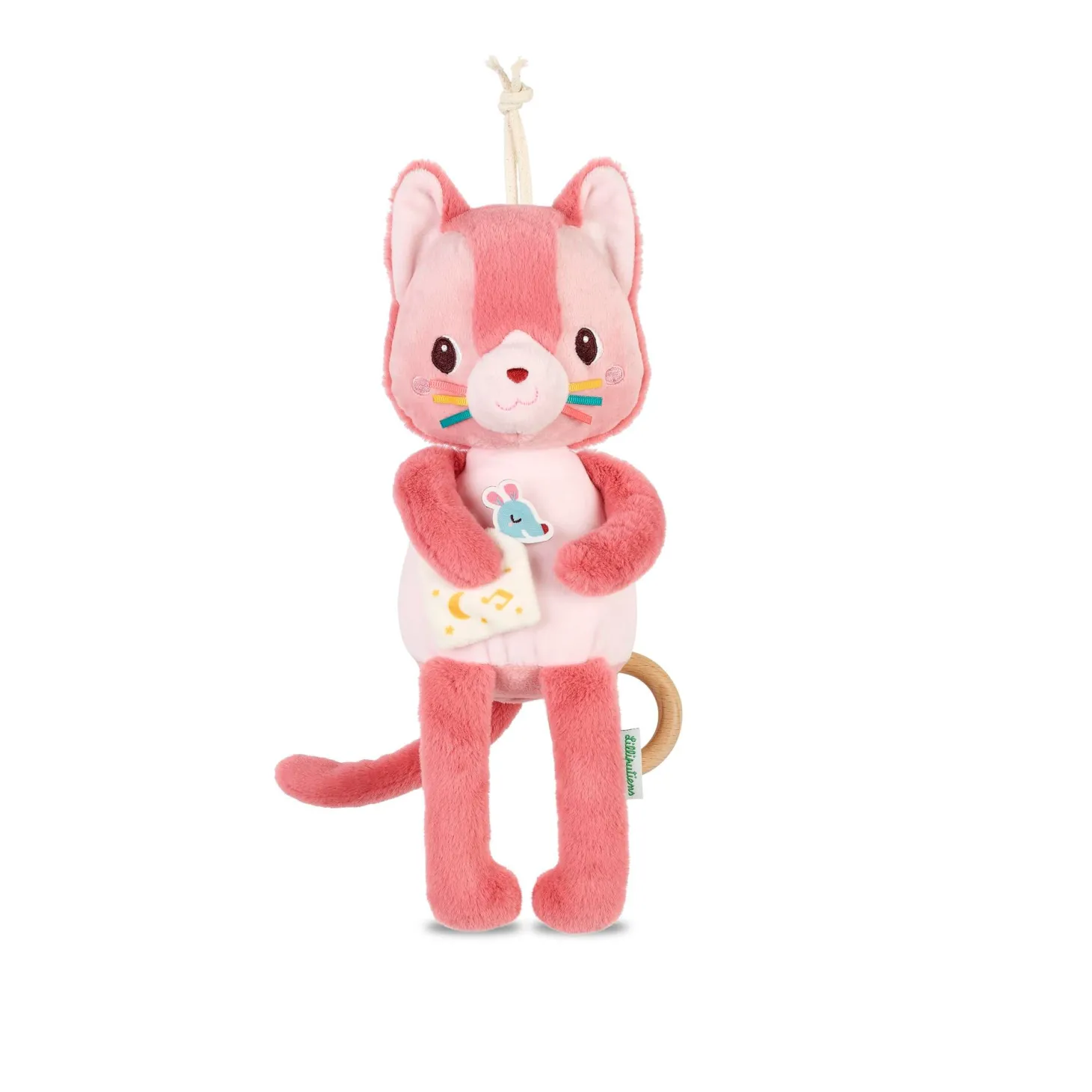 Lilliputiens Peluche Musicale Phosphorescente Jeanne Rose