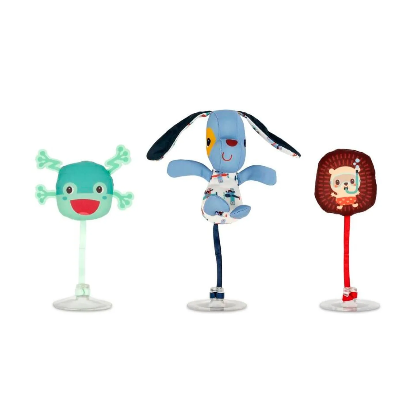 Lilliputiens 3 Personnages de Bain Ventouses Jules Multicolore