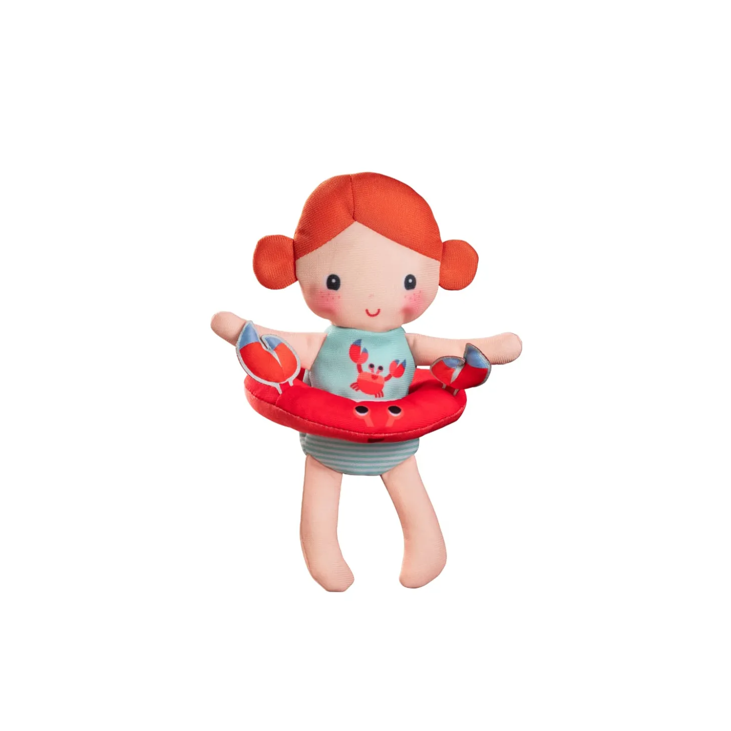 Lilliputiens Poupée de bain Axelle Rouge, Bleu