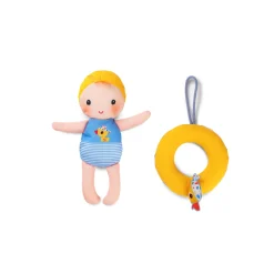 Lilliputiens                    Poupée de bain gaspard    Bleu, Jaune