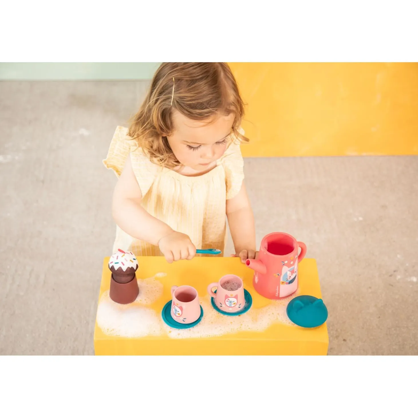 Lilliputiens Set de The Pour Le Bain Jeanne Rose 18 mois