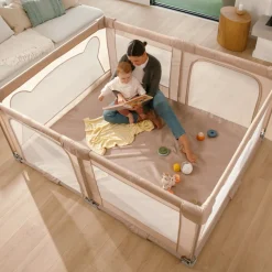 Lionelo Parc bébé Florence Easy Fold Beige Sand du nouveau-né à 4 ans