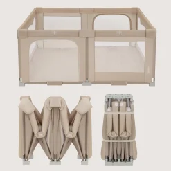 Lionelo Parc bébé Florence Easy Fold Beige Sand du nouveau-né à 4 ans