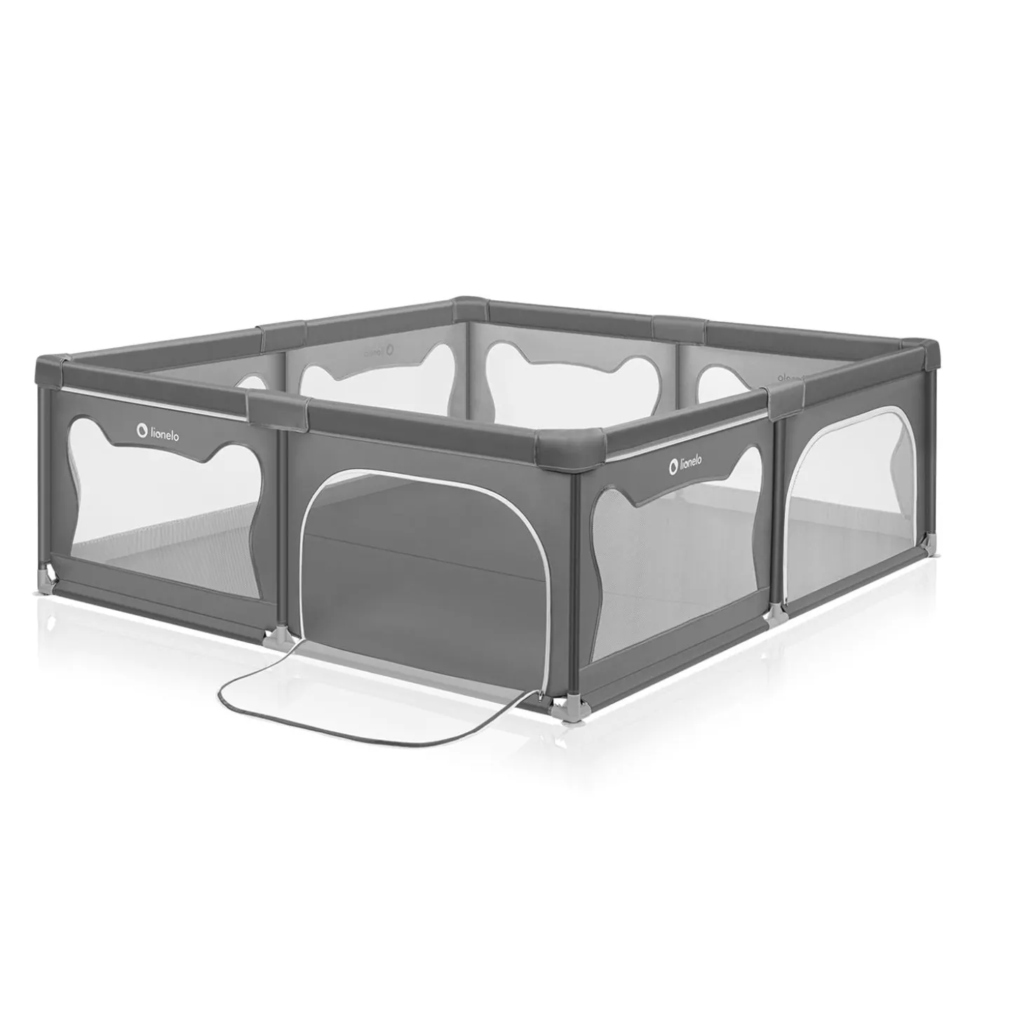 Lionelo Parc bébé Willow Xl Grey Concrete