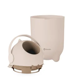 Lionelo Poubelle à couches Purebin Beige Sand