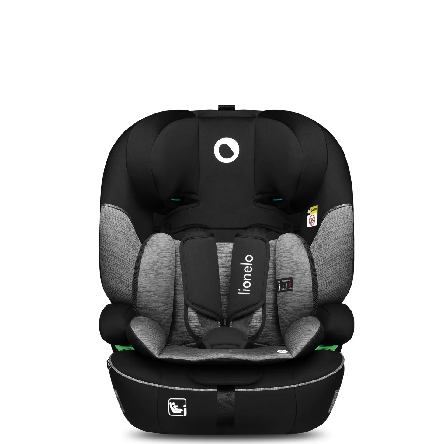 Lionelo Siège auto Levi I-Size Black Grey