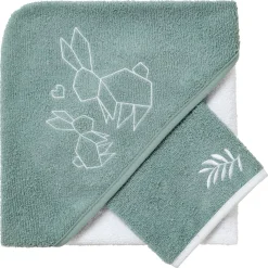 Little Band Cape de bain avec gant Day Break 70x70 cm