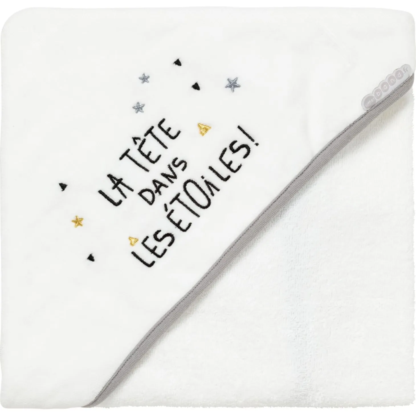 Little Band Cape de Bain Etoiles Filantes 70x70 cm