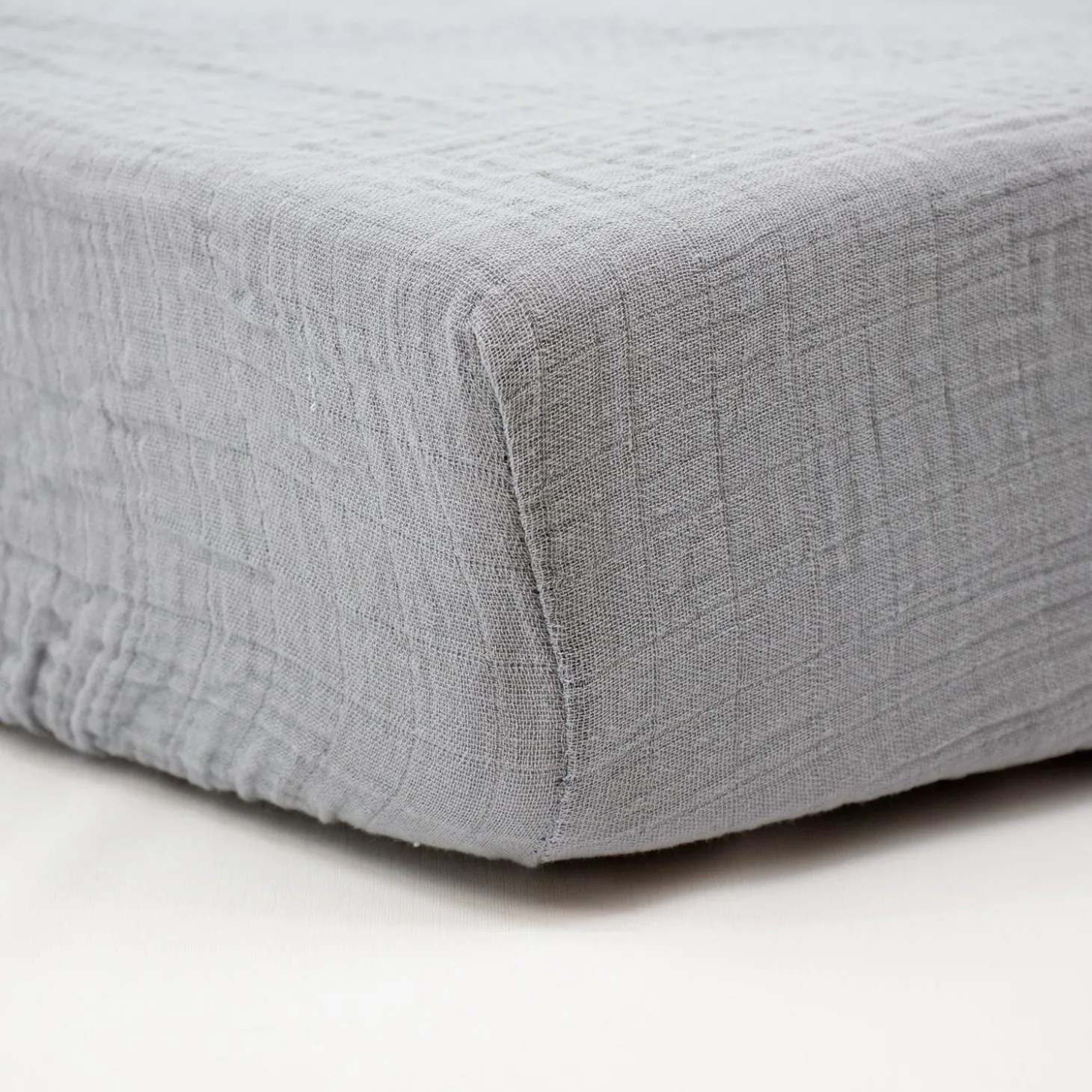 Little Band Drap Housse Double Gaze Gris