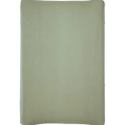 Little Band                    Housse de Matelas à langer Gaze de Coton     Vert Mousse            50x70 cm
