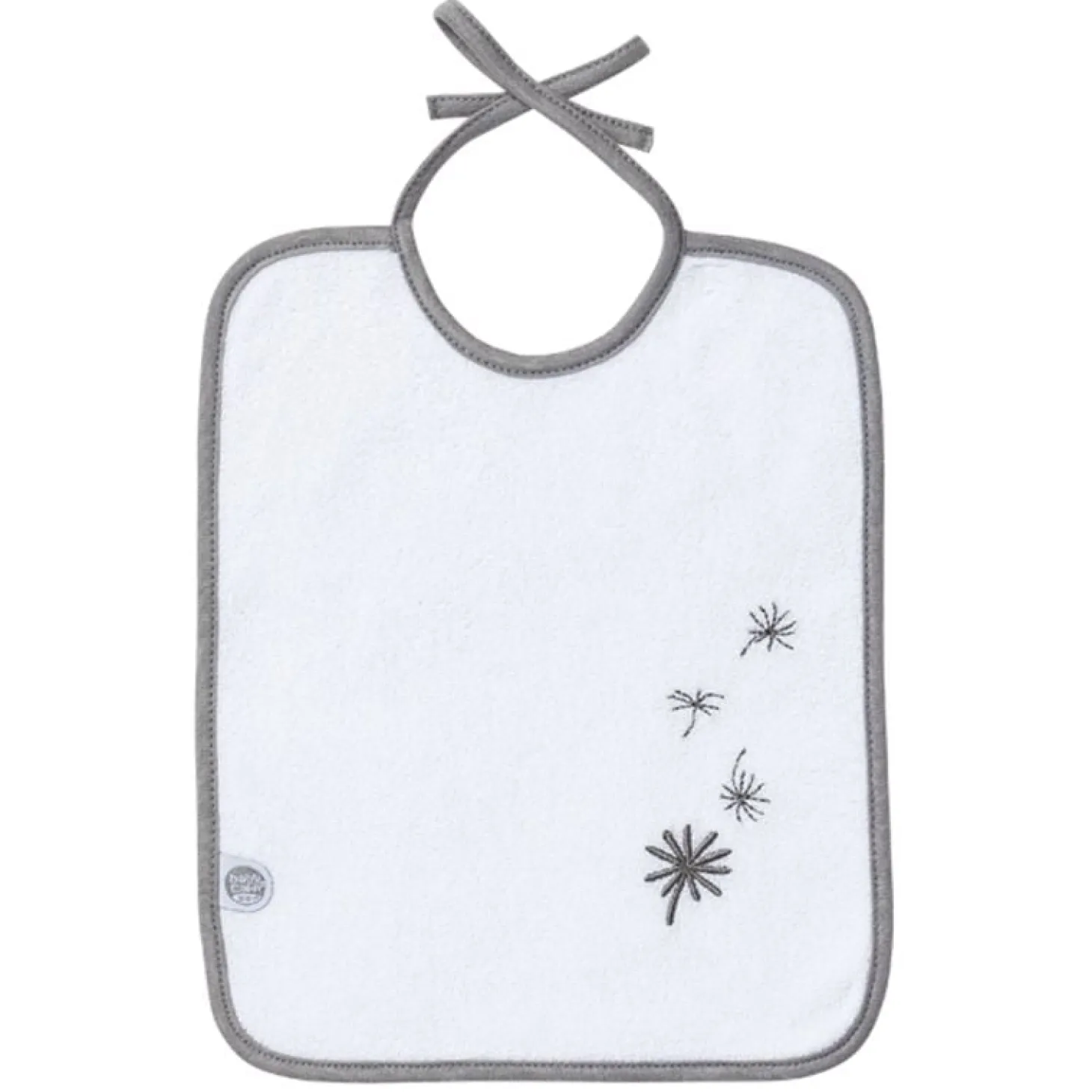 Little Band Lot de 3 bavoirs naissance Jeune Pousse 20x25 cm