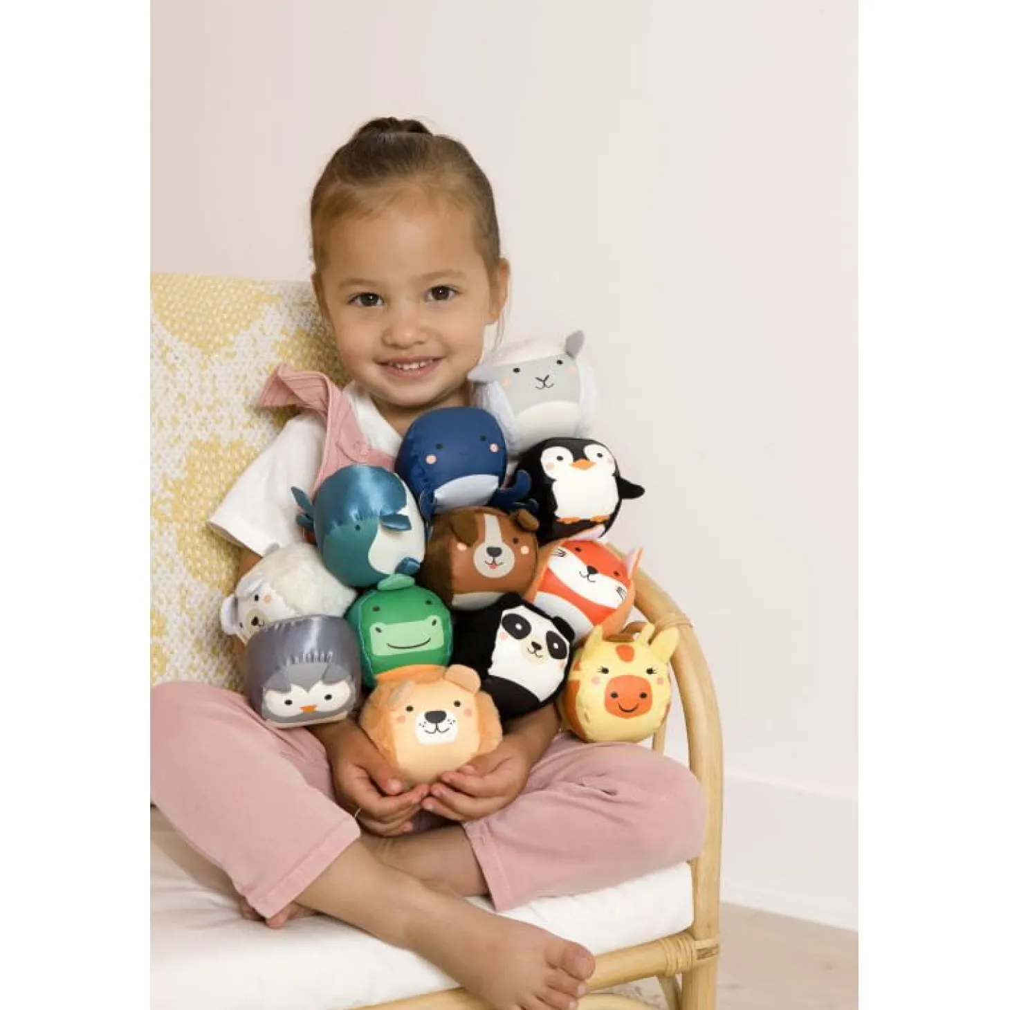 Little big friends 4 balles doudous Les Dooballs Jungle
