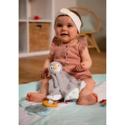 Little big friends Doudou Martin le Pingouin Multicolore