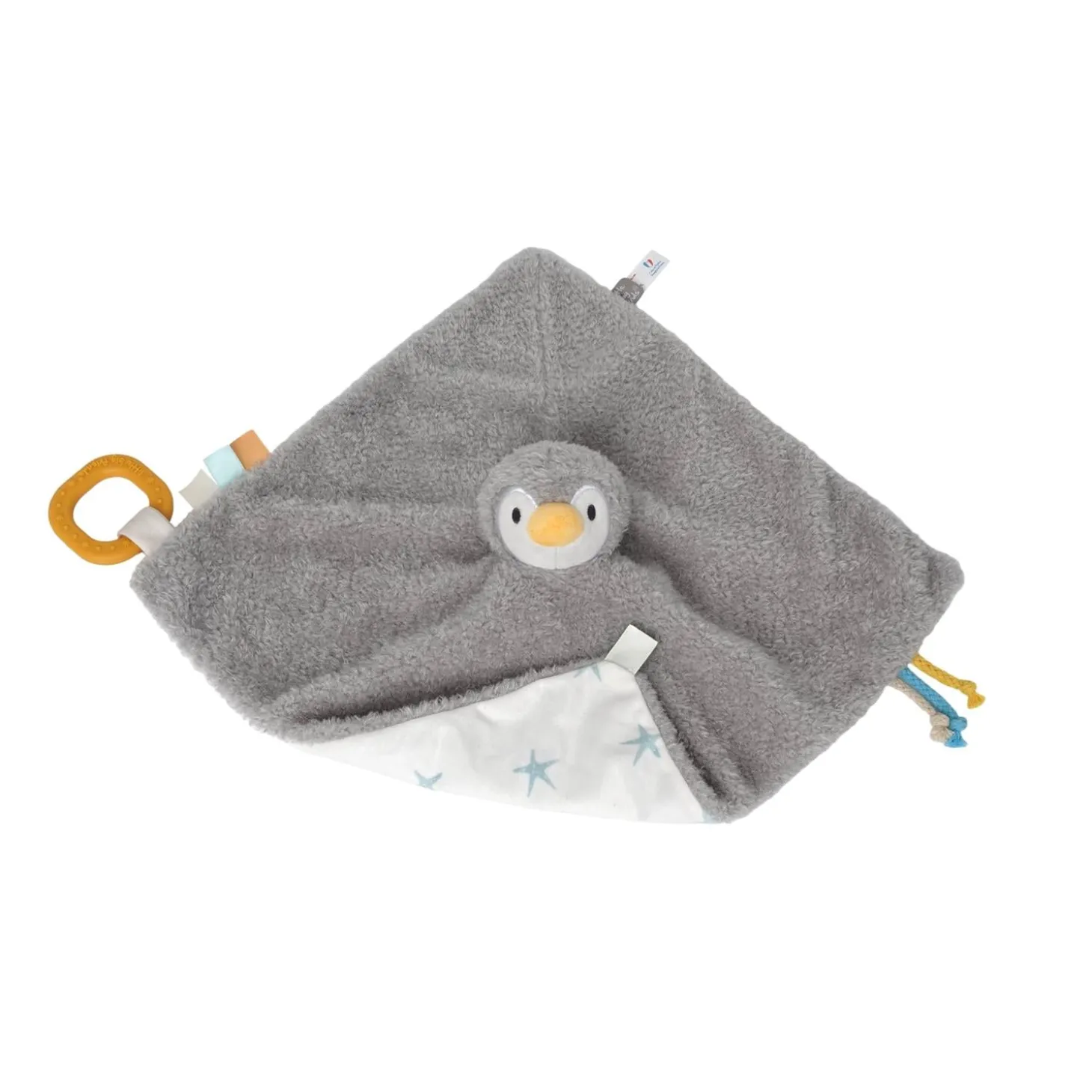 Little big friends Doudou Martin le Pingouin Multicolore