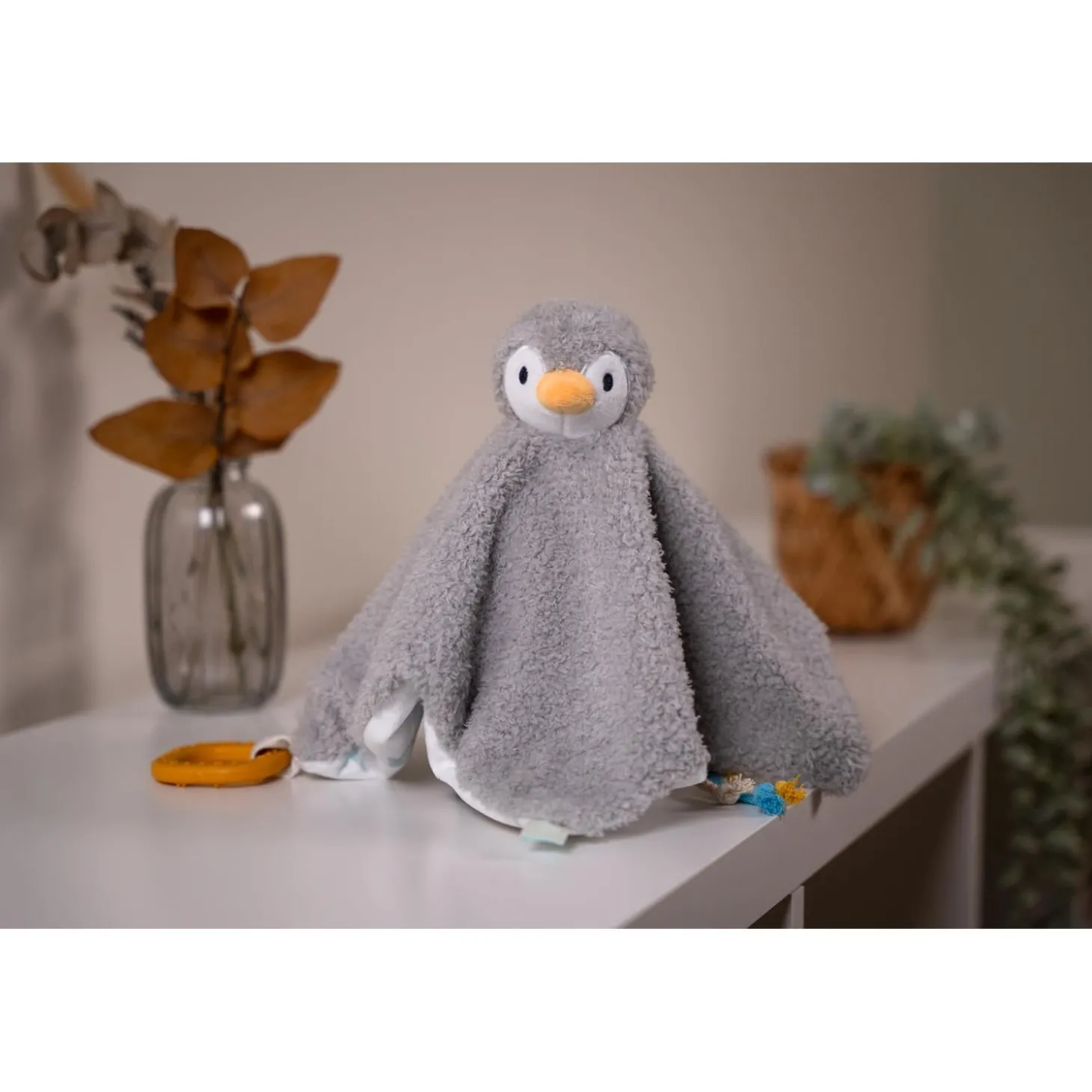 Little big friends Doudou Martin le Pingouin Multicolore