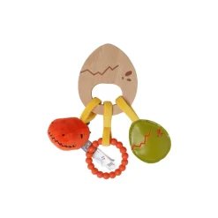 Little big friends Hochet en bois Dino
