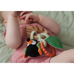 Little big friends Hochet en bois Jungle