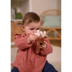 Little big friends Hochet pouêt Bruce l'Elan Multicolore
