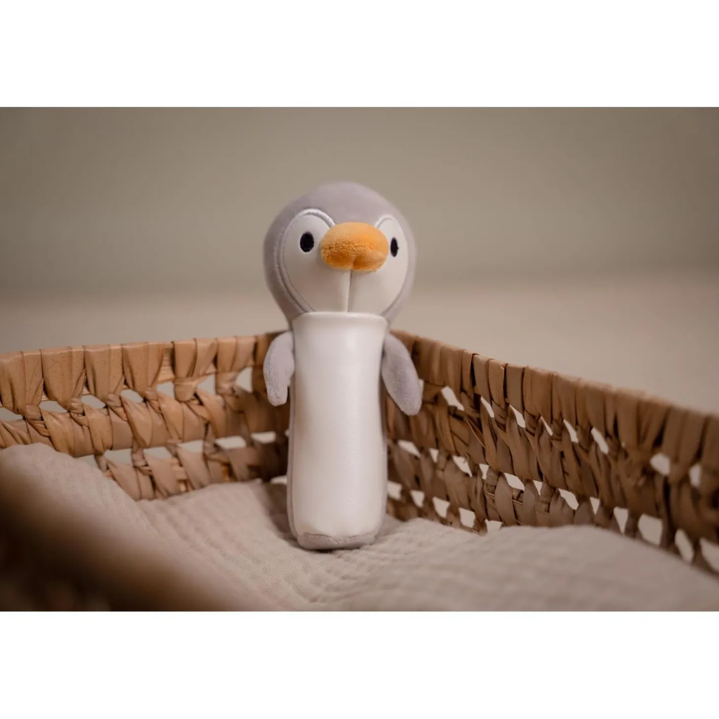 Little big friends Hochet pouêt Martin le Pingouin Multicolore