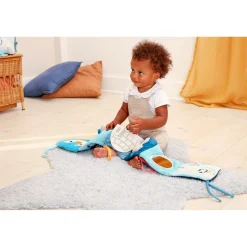 Little big friends Livre d'éveil en tissu 3 en 1 Océan