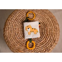 Little big friends Livre Tissu bébé Jungle Multicolore