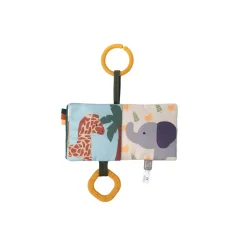 Little big friends Livre Tissu bébé Jungle Multicolore