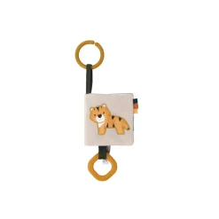 Little big friends Livre Tissu bébé Jungle Multicolore